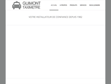 Tablet Screenshot of guimonttaxi.com